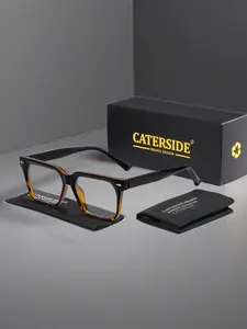 Unisex Anti-Blue Light Tr90 Frame Glasses, Casual Style Retro Design, Suitable for Cycling Music Festivals Beach Street Photography