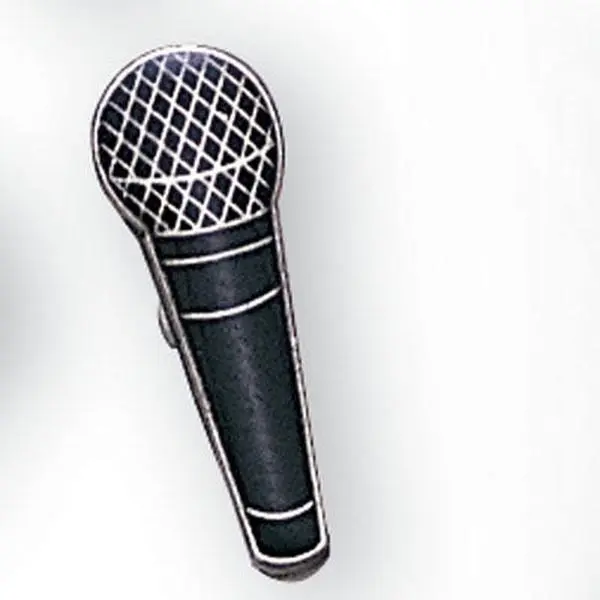 Miniature Microphone Enamel Pin