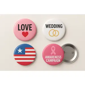 Custom 2.5” & 3” Button Pins