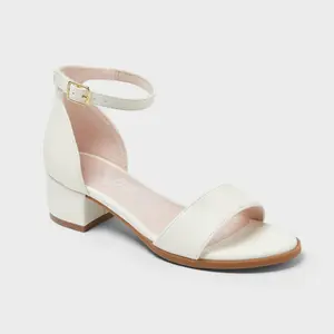 Art Class Kids' Fannie Block Heel Sandals - 1.5" Open Toe with Ankle Strap Art Class Kids' Fannie Block Heel Sandals - 1.5" Open Toe with Ankle Strap