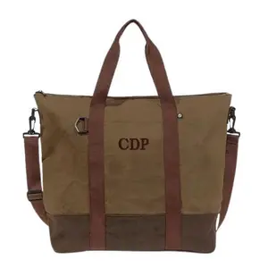 Personalized Waxed Canvas Cooler