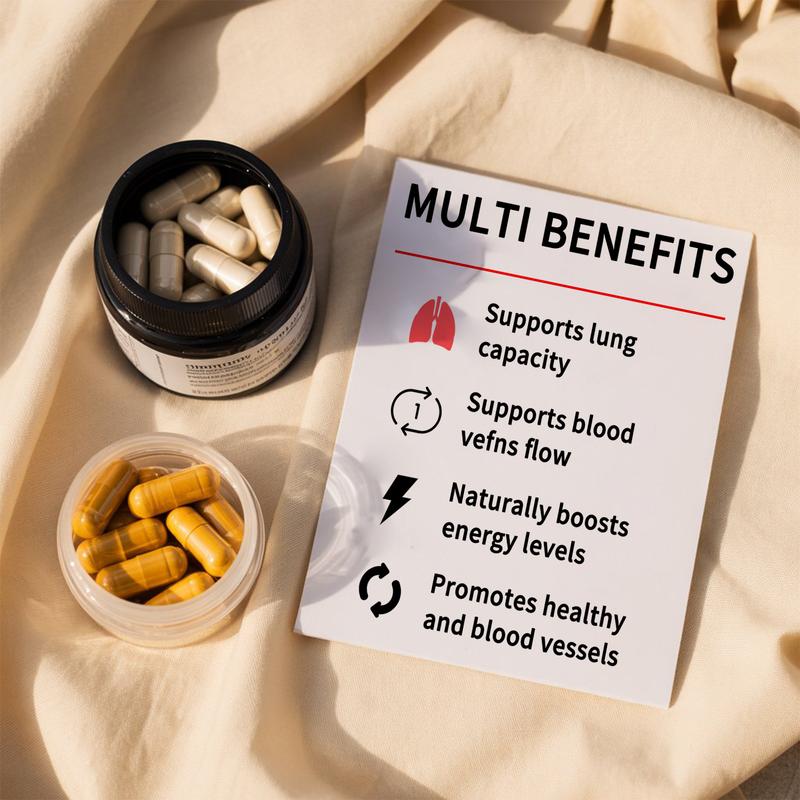 Prostate Support Nitric Oxide Booster Kit, Include Turmeric Root, Mushroom Blend, and Saw Palmetto extracts, Designed to Protect and Support Prostate Healthy - 90 Capsules &60capsules