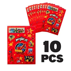 Miraculous Ladybug 10 Sticker Sheets Cat Nior Party Bag Favors Gifts Supplies Mighty Mojo christmas ornaments Wood Set