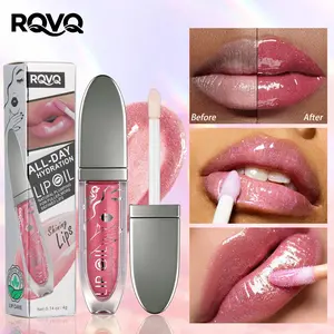 All-Day Hydration Shimmer Lip Oil, Lip Care, Non-Sticky, Luxurious Long Lasting Moisturizing Hydrating Lip Gloss, Waterproof Formula for Plump Glowing Lips, 6 Shades Available