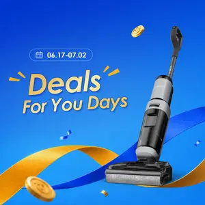 TINECO FLOOR ONE i5 Stretch Wet Dry Vacuum Cleaner 20kPa Powerful Suction 180° Lay-flat Anti-Tangle Dual-sided Edge Cleaning 30 Minutes Runtime Large Capacity Water Tanks, Cordless Stick Vacuum summerwins