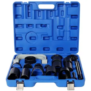21PCS Heavy Duty Ball Joint Removal Kit,Upper and Lower Automotive Ball Joint Press Removal Tool Kit,Blue Plastic Case