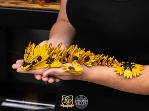 Articulating Sunflower Dragon - ELITE -Fantasy Art for Home Decor Brother Ornaments