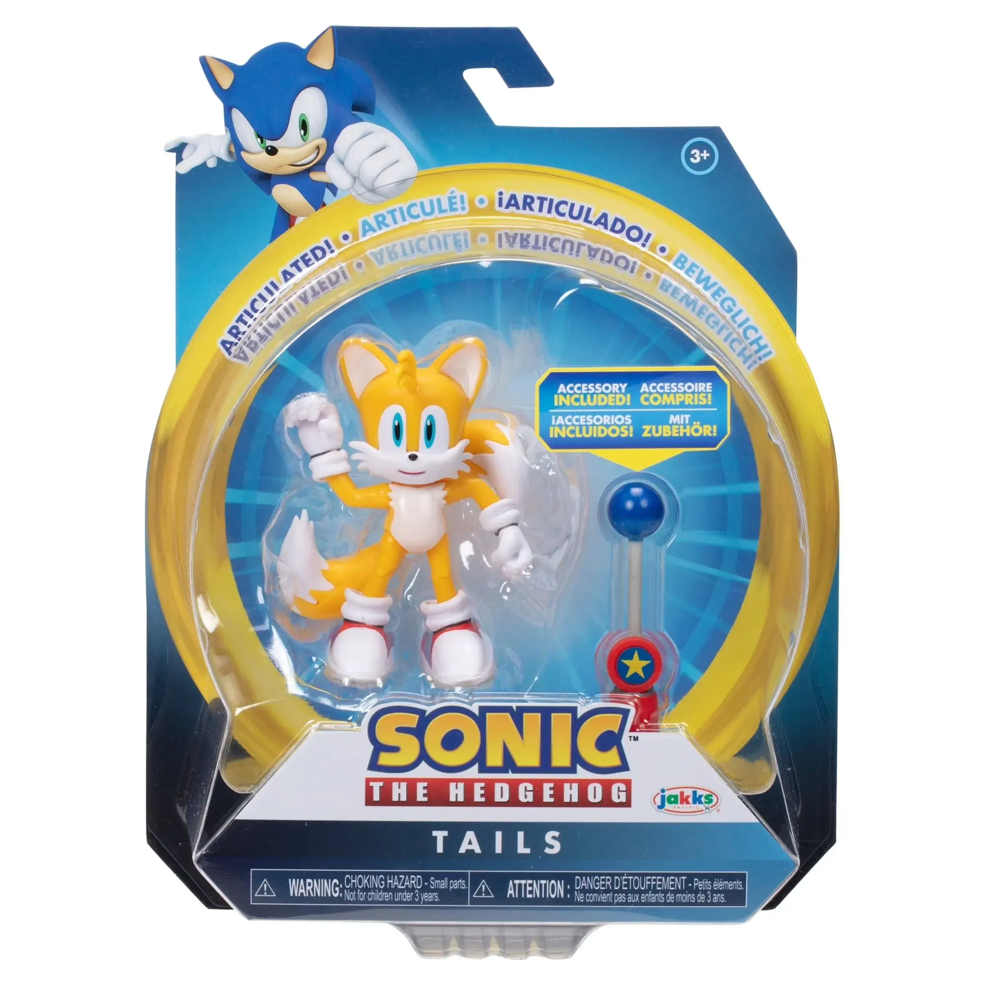 Sonic the Hedgehog - Tails 4 Inch Articulated Action Figure