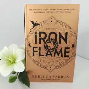 Ironflame Iron Flame Genuine Book, Best-Selling Ironflame Series Novel, Must-Read Fantasy Literature, Collectible Edition, Gothic