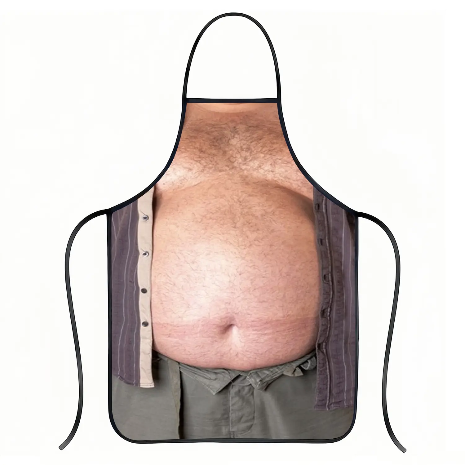 1Pc 2D beautiful patterned apron, Kitchen Cooking Aprons, sleeveless design, perfect for home kitchens, restaurants, outdoor gatherings and barbecues, both for cooking and cleaning.