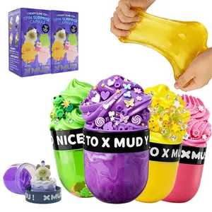 XMUD：Choose Your Slime - Premium Scented, 4oz., ASMR, Stress Relief, Fidget Toy, Luckiest Cat，Pink Pig，Cute Duck. rui rui squishy，popular squishies