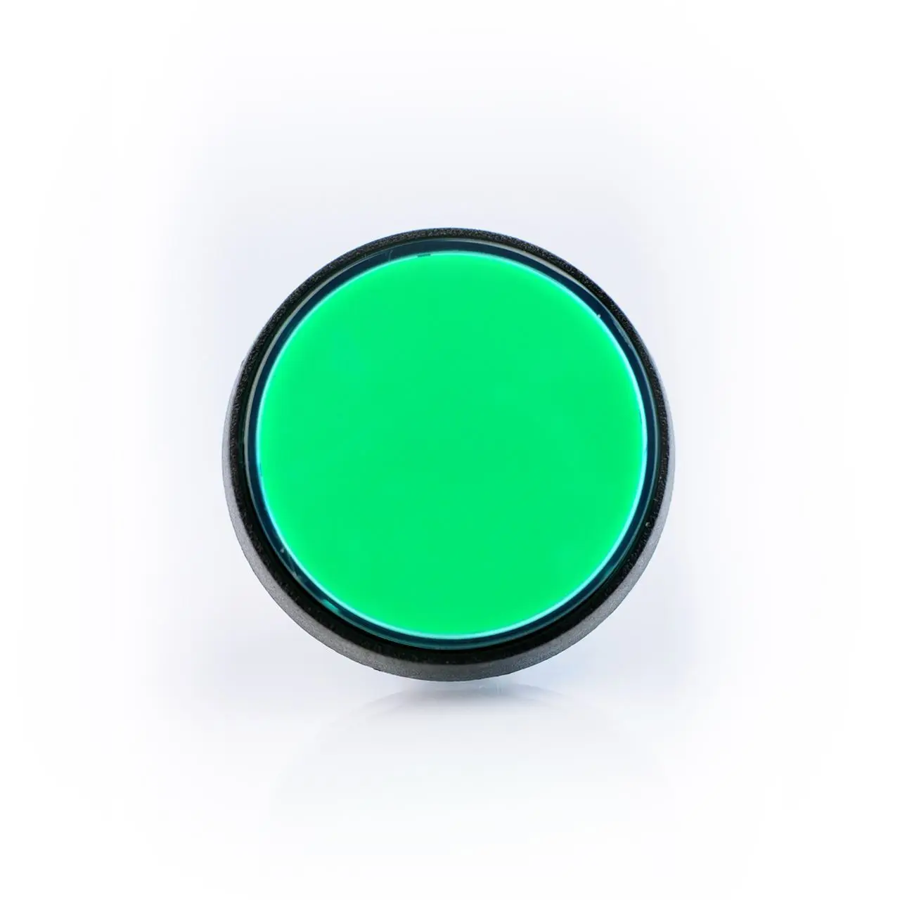 Large Green Plastic Mechanical LED Push Button