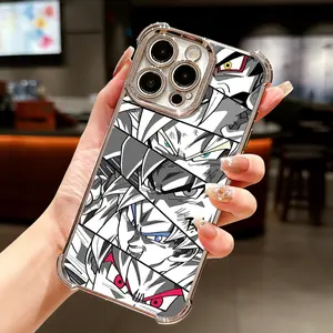 Phone Case - Anime Eyes Phone Cover Compatible With For Models 17, 16E, 16, 15, 14, 13, 12, 11 Mini, Pro, Max, Air, X, XR, XSMAX, 8, And 7 Plus.It Features A Transparent, Soft Back Design That