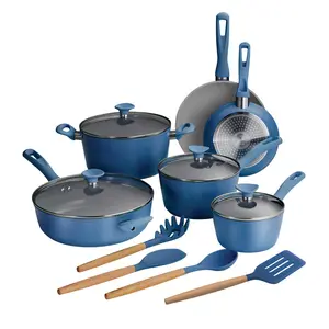 Solara 14 Piece Ceramic Induction-Ready Cookware Set