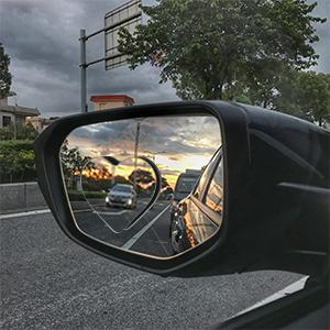 【NewYear2026】2-Pack Heart-Shaped Blind Spot Mirrors – Adjustable, Removable Wide-Angle Convex Rearview Mirrors for Cars, SUVs, Enhanced Safety, Universal Fit