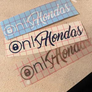 Only Hondas Car Vehicle Sticker Decal For Automotive Decor
