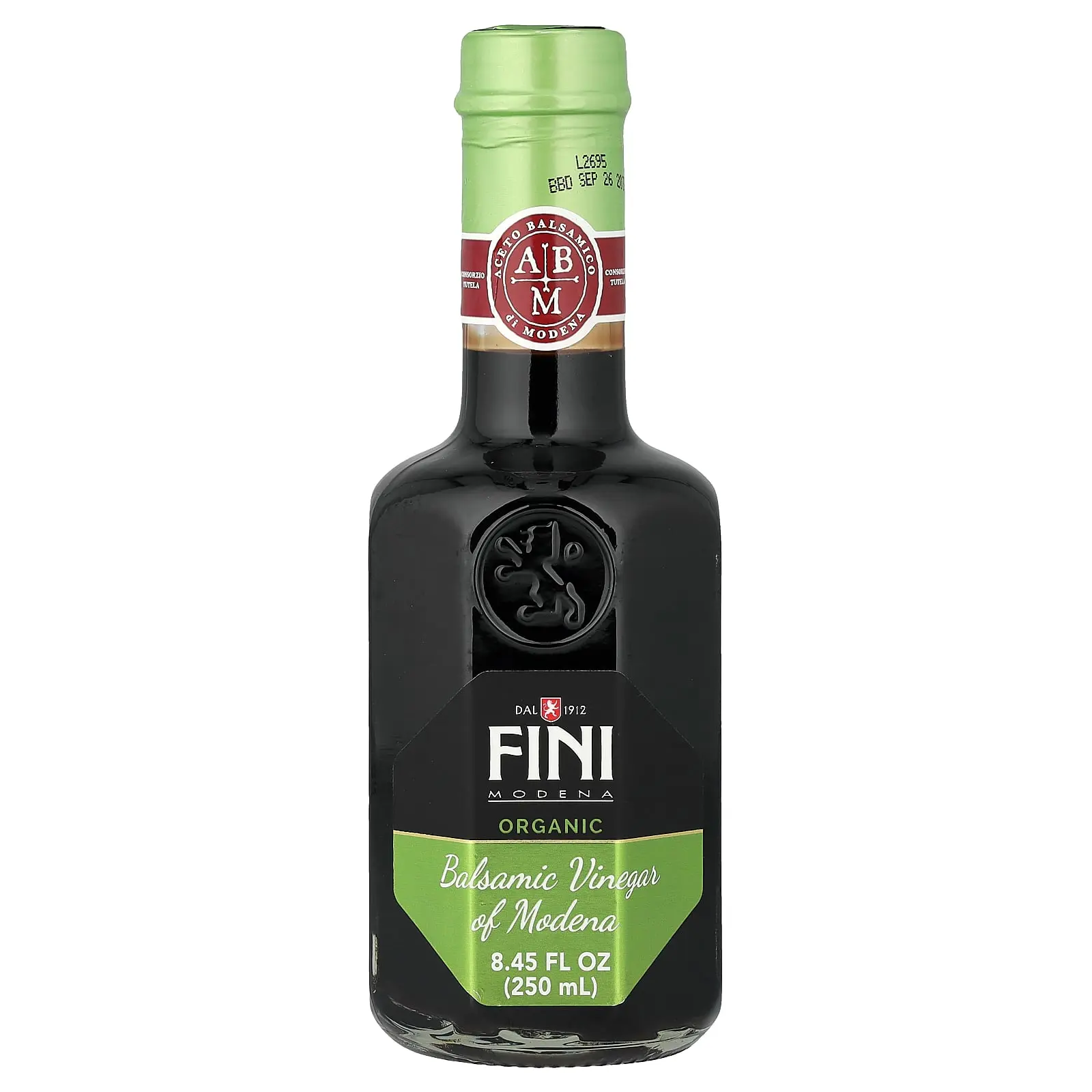 Fini Modena Organic Balsamic Vinegar of Modena, 8.45 fl oz (250 ml)