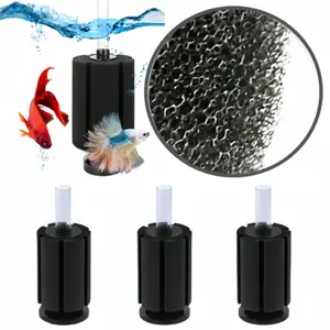 3 Pcs Aquarium Bio Sponge Filter Quiet Betta Fry Shrimp and Small Fish Foam Filter for Fish Tanks up to 20 Gallons