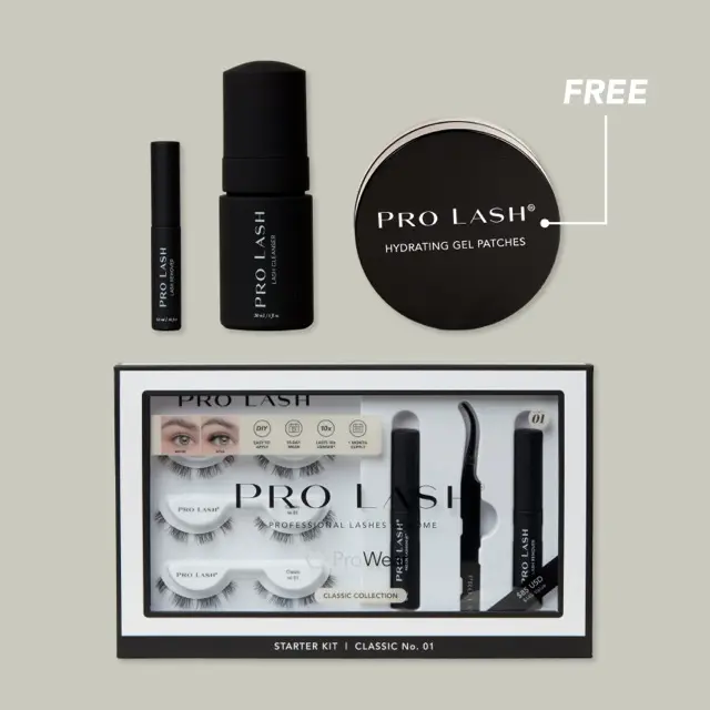 First Timer Gift Set - ProWear Starter Kit - Lash Remover - Adhesive Remover - FREE Under Eye Gel Patches - Holiday Bundle - Gift for Makeup Lover - Gift Set