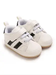 Newborn Infant Baby's Striped Pattern Sneakers, Casual Comfortable Sports Shoes for Daily Wear, Non-slip Walking Shoes for Indoor & Outdoor