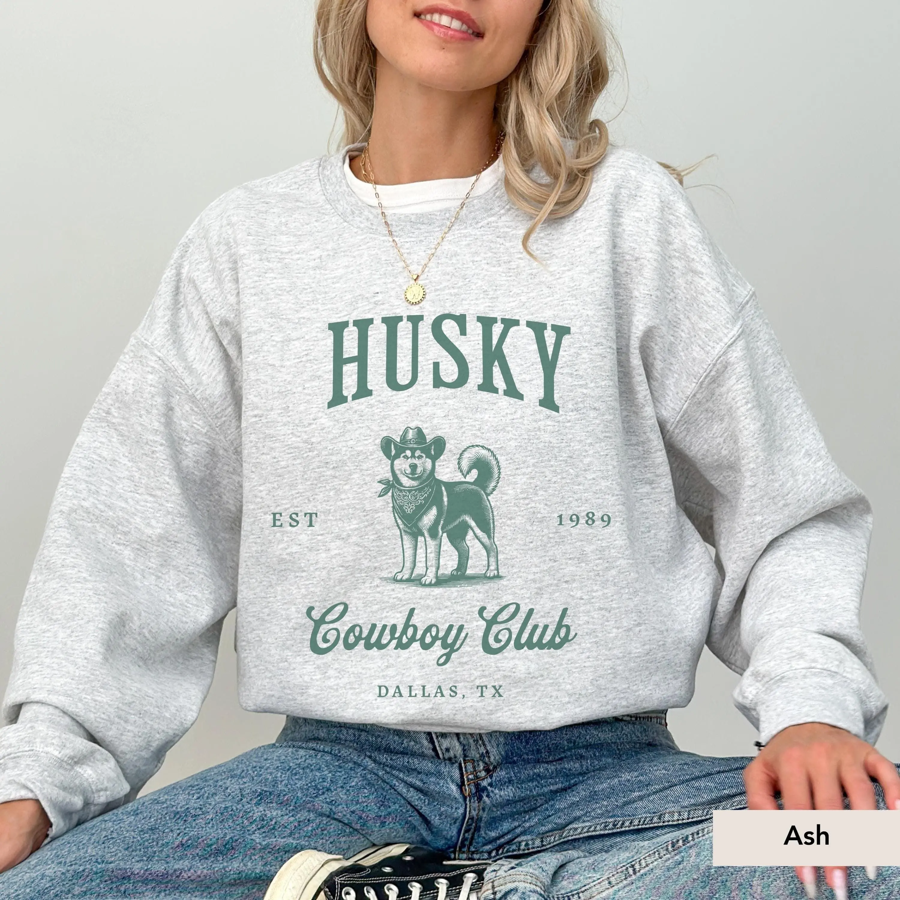 Husky Cowboy Club T-Shirt, Sweatshirt & Hoodie – Siberian Husky, Siberian Husky, Siberian Husky,Husky Lover
