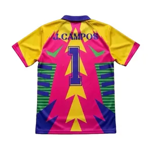 Mexico Campos Jersey, 1998 Inspired Goalkeeper Shirt, Retro Mexico Camiseta, Fan Apparel Gift