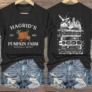 Retro Hagrid’s Pumpkin Farm HP Moive Shirt – Unisex Cotton Tee for Music Fans & Country Lovers