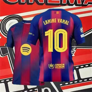 25-26 home red and blue Yamal No. 10 football jersey