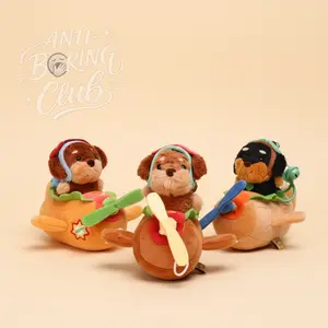 15 Pilot Dachshund Spinning Keychain | Gift Ideas | Collectible | Dog Lovers