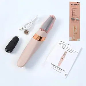 New Upgrade Electric Foot Callus Remover, 6500 RPM High Speed, 120 Mins USB Rechargeable Foot File, Wireless Pedicure Tool with 2 Grinding Heads & Cleaning Brush, Safe Painless for Men Women Seniors Home Travel All Scenarios Foot Care