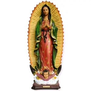 Virgen de Guadalupe 8"-24 Inches Tall 25114-12 La Guadalupana  Mother Mary Estatua Our Lady of Guadalupe Brand New
