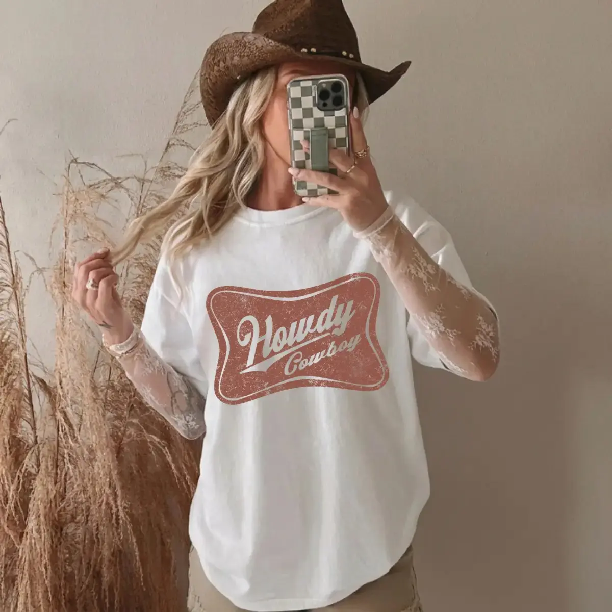 Graphic Kind Howdy Cowboy crewneck sweatshirt, Howdy Western Sweatshirt, Yee Haw Sweater, Cowgirls Shirt, Country Cowboy TShirt, Southern Howdy Shirt, Western Clothes Gift for her Cowgirl