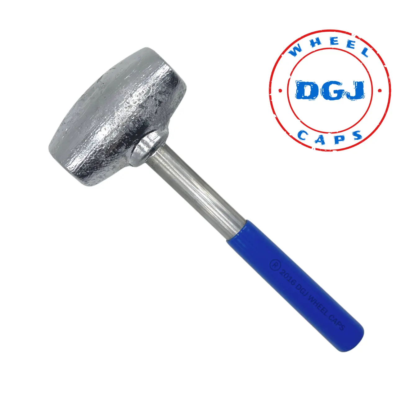4.5 lbs Blue Dip Wire Wheel Knockoff Lead Hammer 4.5 lbs Blue Dip Wire Wheel Knockoff Lead Hammer