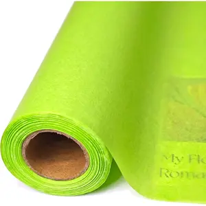 Lime Green Tissue Paper Roll for  Wrapping, Flower Bouquets & Crafting - 17" x 98 ft, Translucent Delicate Tissue Paper for  Bag Stuffing, Art Packing, Wedding Birthday Holiday Decor