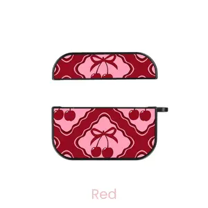 abbyrose Cherry Pie AirPod Case AirPod (1st/2nd gen) Rigid Plastic Red