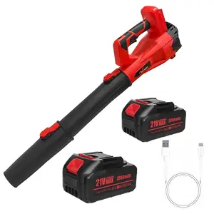 YINMAYI Cordless Leaf Blower, 650 CFM Electric Leaf Blower with 1 x 21V 4000mAh Batteries and Charger, 3 Speed Battery Powered Handheld Blower for Lawn Care, Patio, Dust, Leaves
