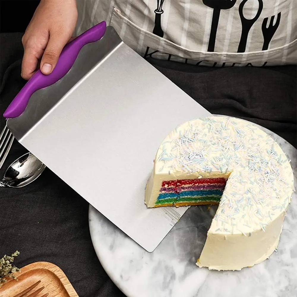 Kitchen Stainless Steel Cake Transfer Tool, 1 Piece Cake Shovel, Pizza Cake Moving Tool, Cake Transfer Board, Baking Tool, Kitchen Utensils Gadgets, Kitchen Utensils Tools, Kitchen Accessories, Cooking Tools
