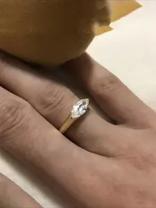 1 Pc Simplitry Classical Horse-Eye Zircon Ring New Best-selling Fashion Classics  Valentine's Day Gift Jewelry as Anniversary Party for Birthday Gift for Girlfriend Engagement Wedding Ring for Women Clothing Daily Decor Accessories