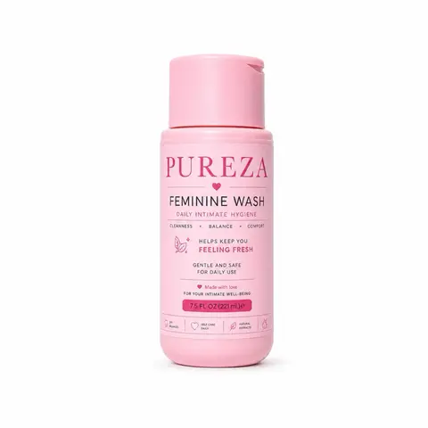 Pureza Daily Feminine Wash for Intimate Hygiene, Gentle pH-Balanced Formula