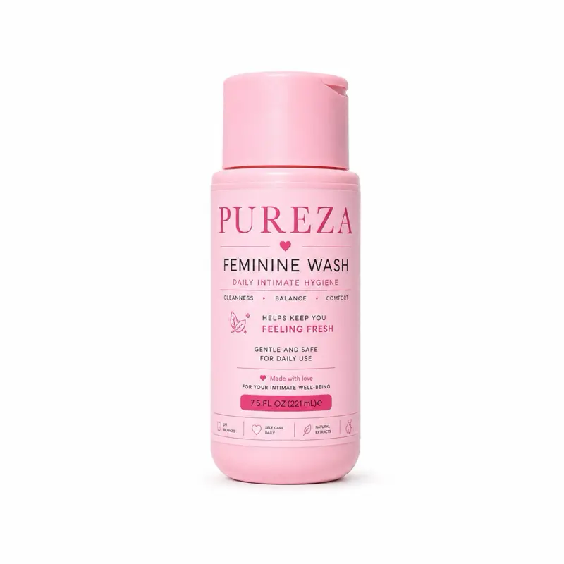 Pureza Daily Feminine Wash for Intimate Hygiene, Gentle pH-Balanced Formula