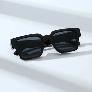 3 Pack Retro Square Sunglasses for Men & Women, Y2K Style UV400 Protection Shades, Black & Translucent Fashion Frames, Trendy Summer Eyewear for Beach, Travel, Streetwear & Daily Wear