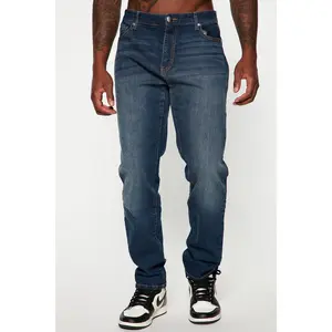 Mike Straight Taper Jeans - Dark Wash
