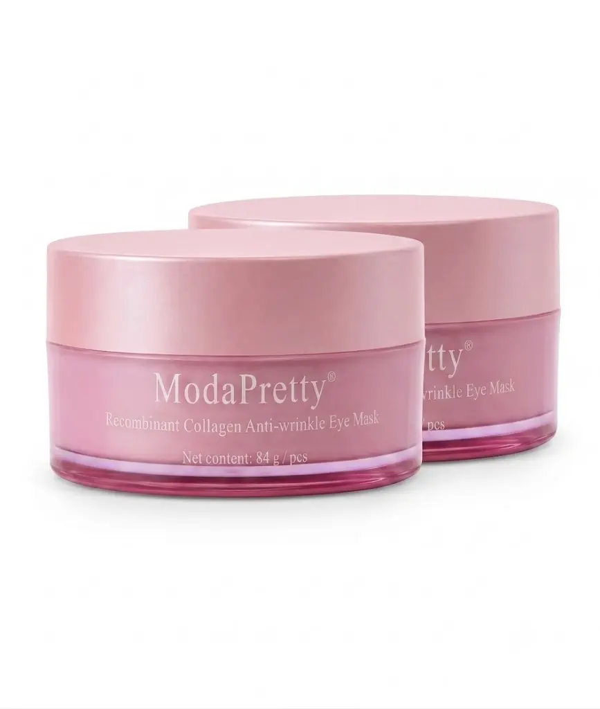 Recombinant Collagen Under Eye Patches for Dark Circles, Puffy Eyes, Wrinkles & Bags, Firming & Brightening Skincare, Sensitive Skin Friendly, Non-Irritating Blue Hydrogel Eye Mask with Peptides & Niacinamide, Cooling Anti-Wrinkle Eye Bags Treatm