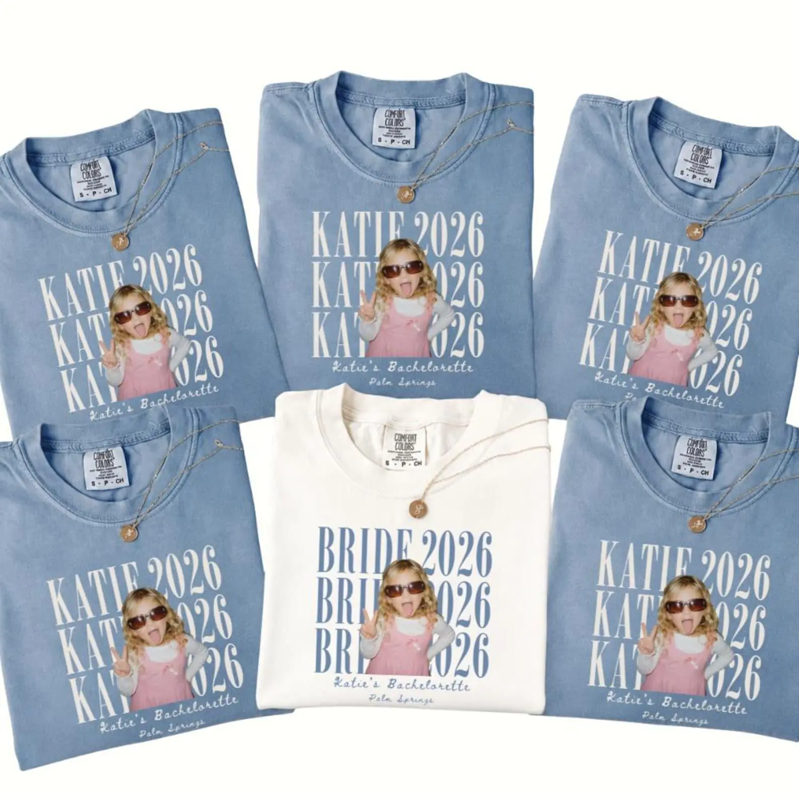 Custom Photo Bachelorette Shirts, Comfort Colors Bridal Party TShirts, Photo Party Tees, Personalized Bach Club Shirts
