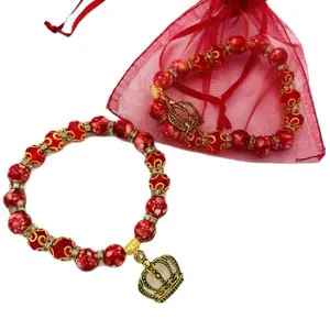 12pcs Elastic Crown Charm Bracelets - Quinceañera 15th Birthday Party Favors, Costume Jewelry Bracelets, Elastic Bracelets