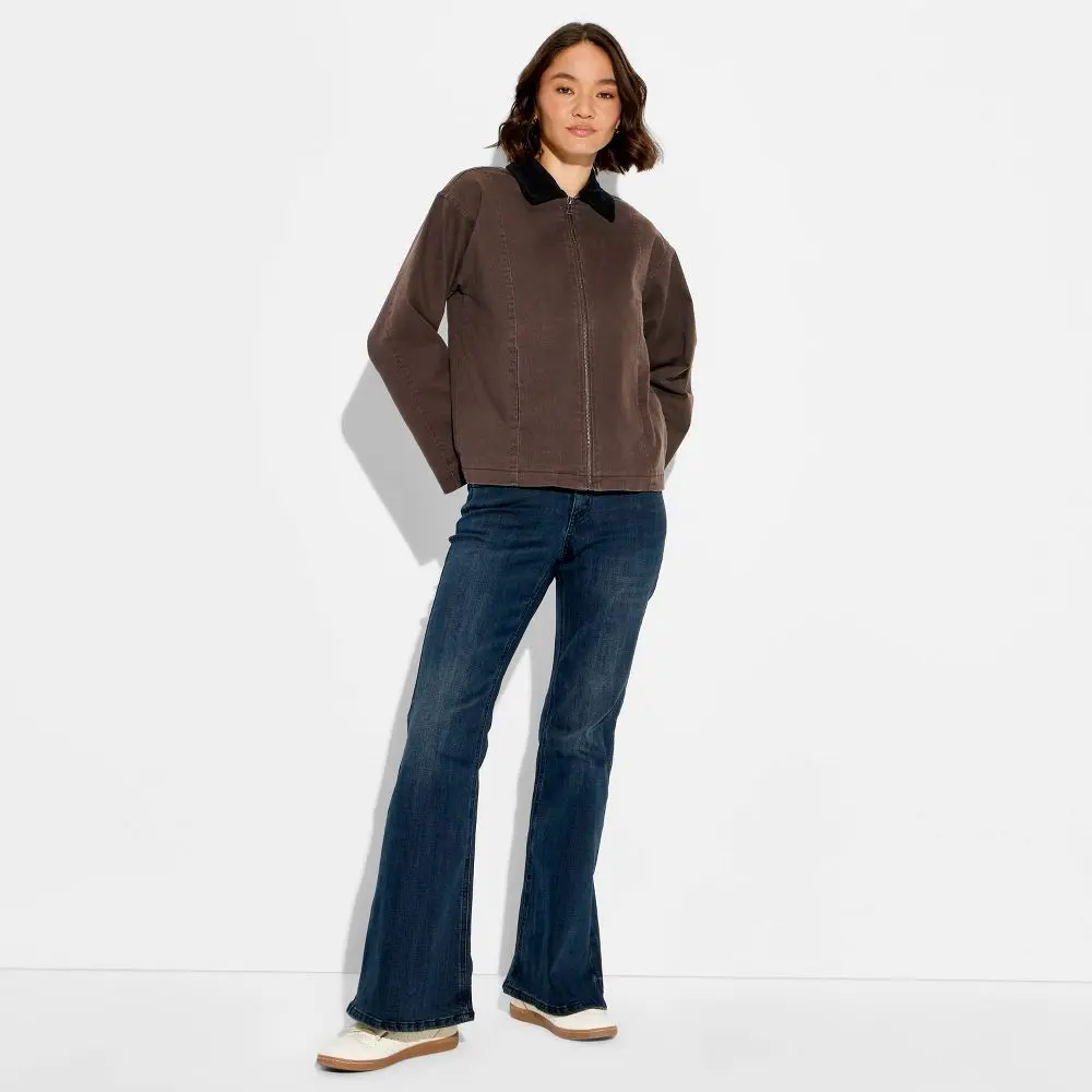 Women's Twill 90's Barn Field Jacket - Wild Fable Women's Twill 90's Barn Field Jacket - Wild Fable