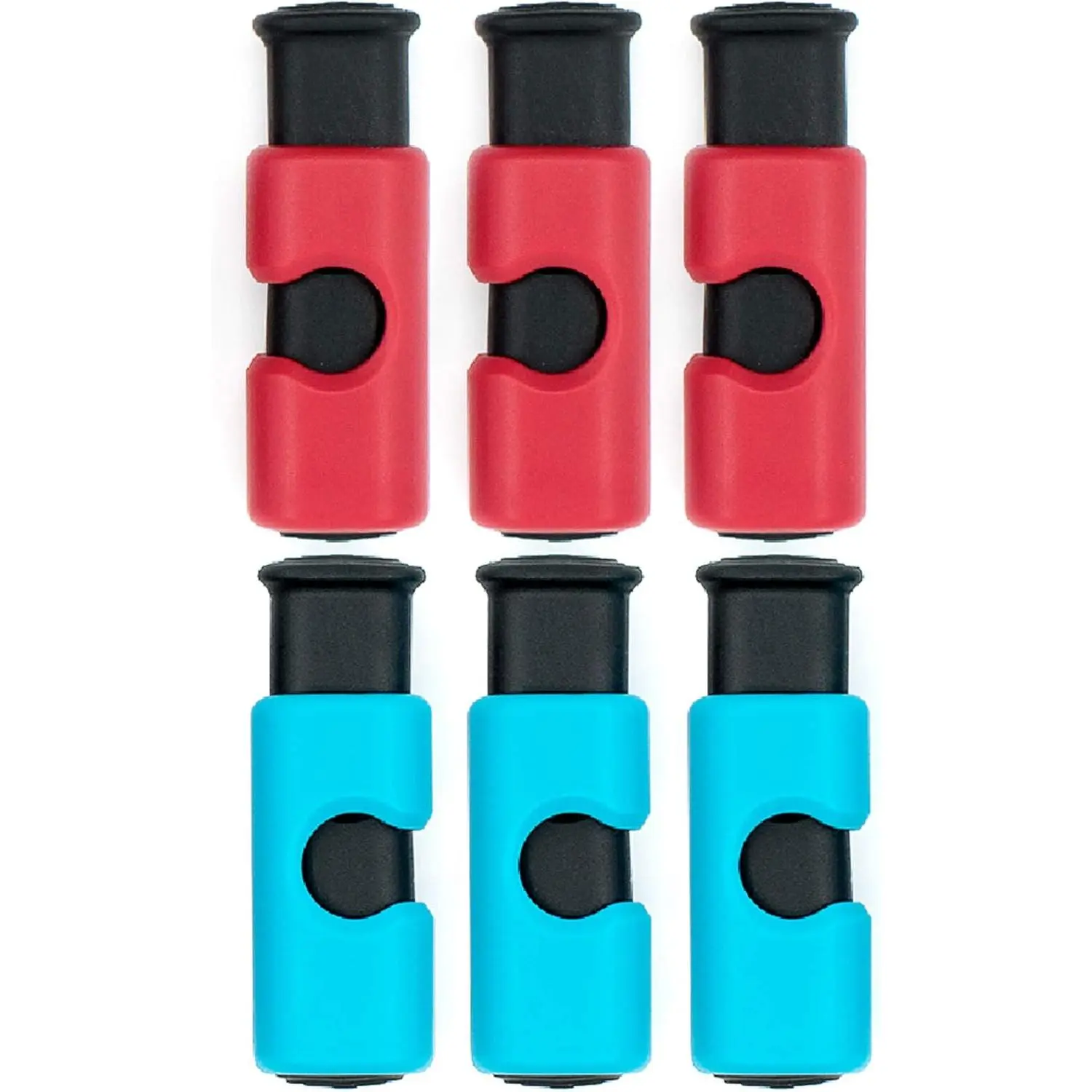 6 count  Grade  Bag Squeeze Clips Bread Clips Rubber Lid Non-slip Sealer Bag Cinches Easy Use Lock
