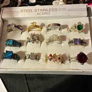 Stainless steel assorted women’s rings size 6-12