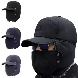 Waterproof Winter Trappers Unisex Premium Strength Ushanka Ear Flap Chin Strap Cold Weather Outdoor