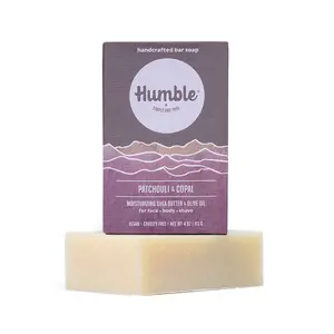 Humble Brands Moisturizing Patchouli & Copal Bar Soap